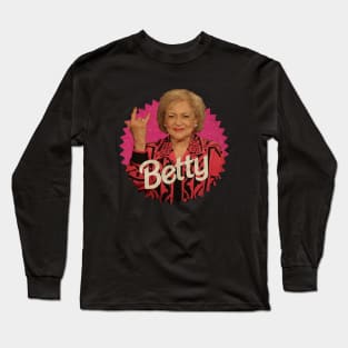 Betty White x Barbie Long Sleeve T-Shirt